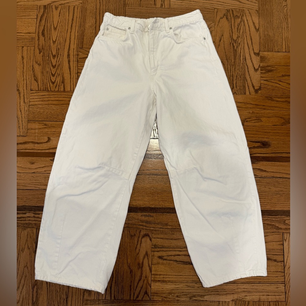 Zara white jeans